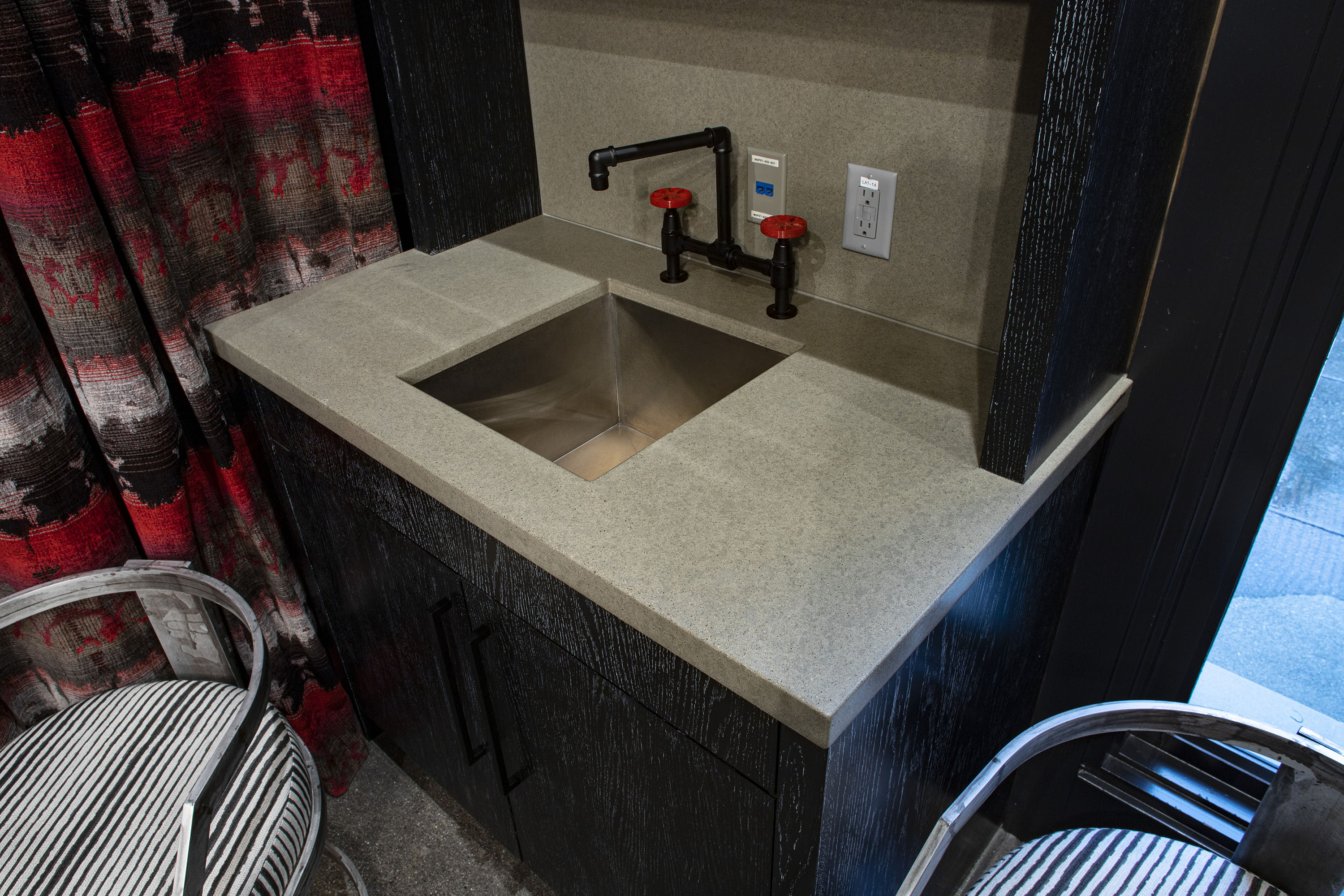 UnderMount Sink with Concrete Countertop, N603 Ash
