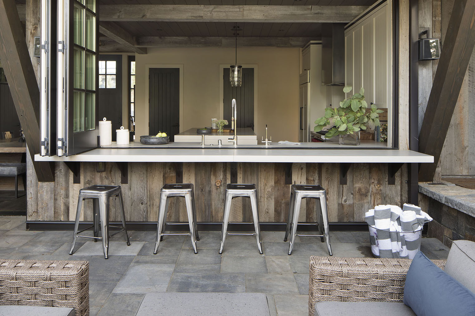 Concrete Outdoor Kitchen